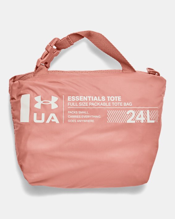 Women's UA Essentials Packable Tote in Pink image number 3